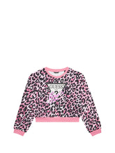 GUESS 1 USCITA Guess Felpa Crop Ls Active Top Bambina - Rosa Rosa